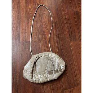 Fifth‎ Avenue Handbags USA Shoulder Bag Cream Patchwork Clamshell Vintage